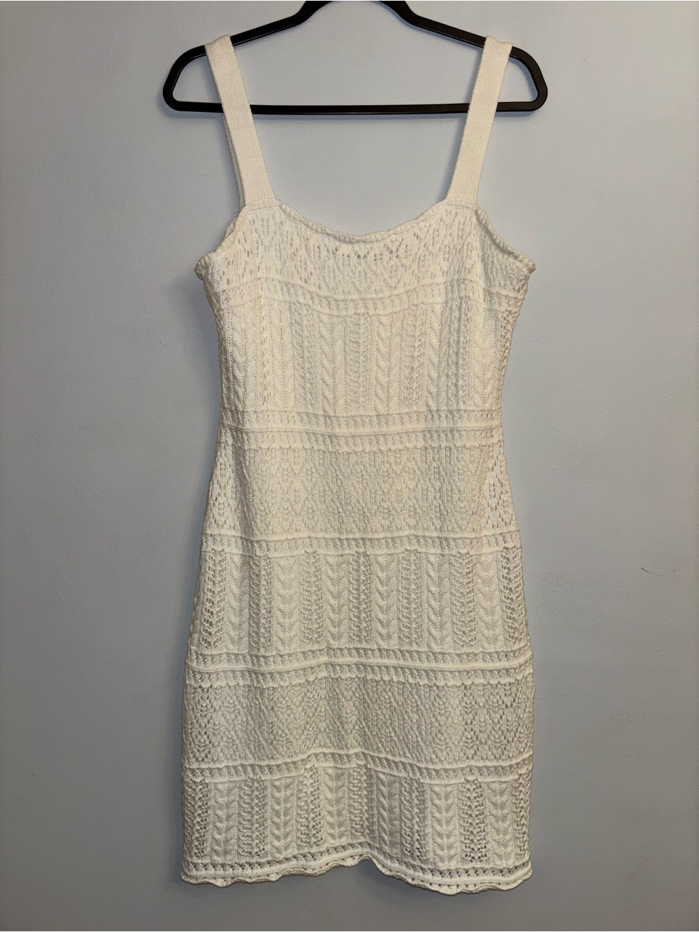 Taylor Cream Knit Sundress
